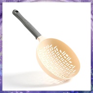 [P K A M] Scoop Colander, Silicone Colander Handle, Strainer Colander, Cooking Silicone Spoon, Pasta