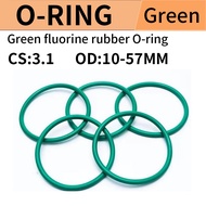 [FKM] Green Fluoride Rubber O-Ring OD10-57mm * CS3.1mm O-Ring Ring O-Ring O-Ring