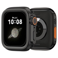 ตัวเรือนกันชนโลหะเข้ากันได้กับ IWatch 45 มม. 44 มม. ฝาครอบป้องกันกรอบสำหรับ IWatch Series 9 8 7 6 5