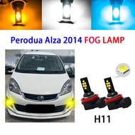 PERODUA  Alza 2014  FOG LAMP LED BULB Ice blue White Yellow Lampu Spotlight Sport Light Mentol Kereta Halogen Replacement H11 Alza 2014 MMC  fog lamp
