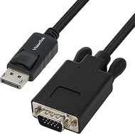 VisionTek DisplayPort to VGA (M/M) Active Cable - 6 feet, Supports 1080p @60hz (901216)
