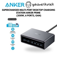 ANKER CHARGERPrime (200W, 6 PORTS) OFFICIAL 18 MONTHS WARRANTY