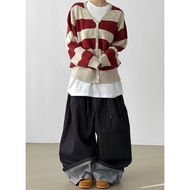 halo Selection Korea FARMERS MARKET Folded Denim Trousers oversize Men Women Unisex 1 Color