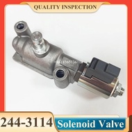 244-3114 Hydraulic Shutoff Solenoid Valve 2443114 for D6R D7R D10R D5N D8T D9T Bulldozer Loader 938H