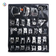 Sewing Machine Presser Foot Kit, Knitting Sewing Machine Parts Accessories for Brother Babylock for Singer for Toyota Etc