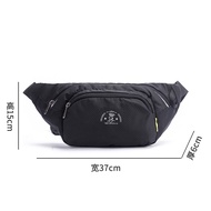 Fido Dido กีฬากลางแจ้งกันน้ําวิ่งโทรศัพท์มือถือเงินเอวกระเป๋าผู้ชายความจุขนาดใหญ่กระเป๋าซิป