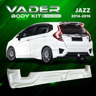 ชุดแต่งรถยนต์สเกิร์ต หน้า หลัง ข้าง รอบคัน Honda Jazz ทรง Mugen 2014-2016 (งานดิบไม่ได้ทำสี) ABS เข้