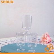 SHDUD 10pcs Mini Disposable Cups Mousse Cup Pudding Cup Jelly Cup Small  Glass Aviation Cup Goblet D