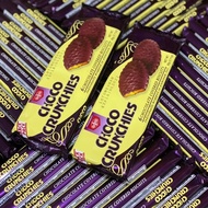 PACK OF 4 - Fibisco Choco Crunchies 60g, Choco Pie, Fudgee Bar, Choco-coated Biscuits