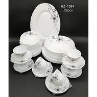 HOT ITEM💥32 pcs Arc OPAL DINNER SET / SET PINGGAN MANGKUK OPAL