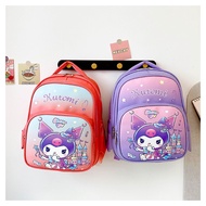 Ready Stocks 35CM Kuromi School bag Kindergarten Backpack tadika Casual Bags beg sekolah budak kids