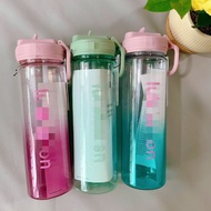 New Product lulu Men Women Sports Water Bottle back to life Transparent Water Bottle Sports Water Bo