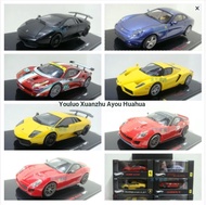 1: 43 HOTWHEELS Hot Wheels 599XX LP670 GTO 612 GT2 Enzo Alloy Model Out of Print Model