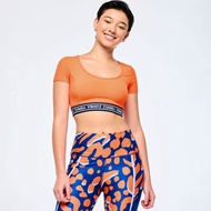 Pre-Order_Victory Scoop Neck Crop Top (Zumba Exercise Top)