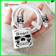 IPHONE Printed Charger Case for Android and Cable-End Protective Case and Charger