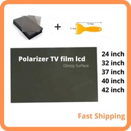 FAST SHIPPING Polarizer tv film lcd polarized film lcd tv 32 37 40 42 inch polarize tv tinted polarize tv lcd