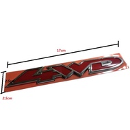 4WD 3D Car Sticker Plate Red Chrome Edge 4WD 4WD Suv Off-Road Brand Express Delivery Fast