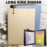Loose Leaf Binder Folder 3 Ring Ring Binder Folder Long Arch File Cover File Organizer School Office
