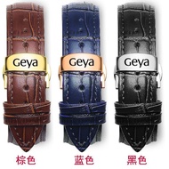 [Free Tool] Geya Geya Watch Strap Genuine Leather Men Women Butterfly Buckle Cowhide Mechanical Brac