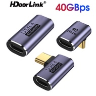HdoorLink Type C Fast Charging Adapter USB4.0 40Gbps OTG Adapter 100W 5A Converter USB C Data Adapte