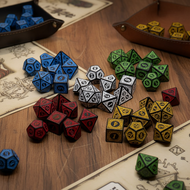 Vintage Look DND Dice Set Polyhedral Table Game Dice for Dungeons and Dragons Role-Playing TRPG Dice