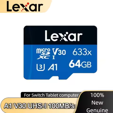 Lexar Class 10 A1 Memory Card 256GB 128GB 64GB SDXC V30 U3 32GB SDHC V10 U1 Lexar 633x Micro SD Card