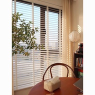 Louvered Eco-friendly Louvered Study Wooden Bathroom Solid Wood Curtains Electric Blackout Bedroom W