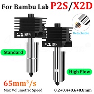 X2D P2S Hotend For Bambu Lab P2S Standard/High Flow Hotend High Quality Fast Precise Printing Remova