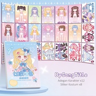 DIY Sticker Book Dress Up Book/ DIY Sticker Book Cute Dress Up Book Sticker/