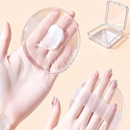 Round Soft Silicone Gel Powder Puff Clear Non-Absorbing BB Cushion Puff Reusable Makeup Foundation S