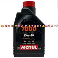 MOTUL 7000 10W40/10W50 4T OIL 1.2LITRE RS150/RSX (100%ORIGINAL) MOTUL 1.2 ENGINE OIL/MINYAK HITAM MO
