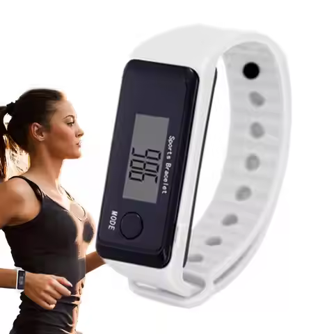 Step Counter Watch Sport Smart Wrist Watch Bracelet LED Pedometer Bracelet Wrist Calorie Counter Sma