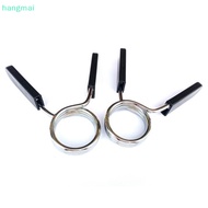 {hangmai} Barbell Clamp Spring Collar Clips Gym Weight Dumbbell Lock Kit Barbell Lock {hot}