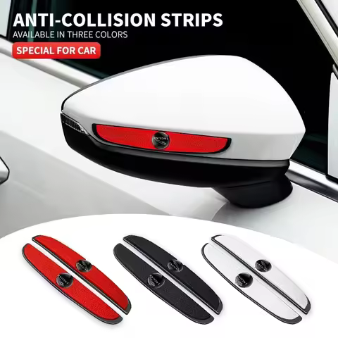4Pcs Car Door Bumper Anti-collision Rubber Stickers For Jaguar X S F XF XE XJ XK XEL XFL XJL XJ6 XJS
