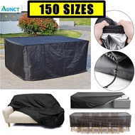 150sizes Oxford Waterproof Furniture Cover For Rattan Table Cube Chair Sofa Dustproof Rain Garden Patio Protective Cover Sofa Covers  Slips