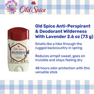 🔥In Stock🔥 | 💯% Authentic | ✨Lowest Price✨ Old Spice Wilderness With Lavender Deodorant 2.6 oz (73 g)