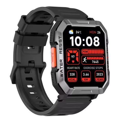 Blackview W60 2024 New Smartwatch 2.01'' HD Display TFT Rugged Smart Watch for Outdoor With Emergenc