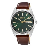 [Powermatic] Seiko SUR449 SUR449P SUR449P1 Quartz Green Dial Calf Leather Mens Watch