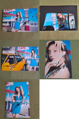 SNSD Taeyeon Autographed Signed Photo Forever 1 K-POP Gifts Collection 5*7 2022
