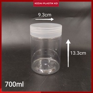 35pcs balang 700ml silinder / cookies jar / balang kuih / balang plastik 700ml