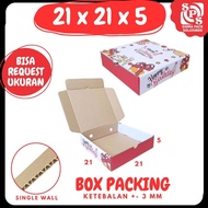 Box 21x21x5 Cardboard Box Packing Gift Box Clothes Cardboard Packaging Box Happy Birthday Birthday