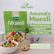 Amandia Muesli - Healthy Breakfast Cereal High Fiber Selection Healthy Family Breakfast