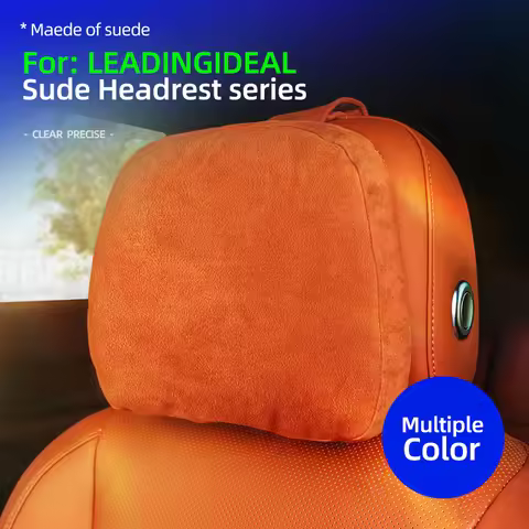 Suede Fabric For Leading Ideal LiXiang L6 L7 L8 L9 One Car Headrest Lumbar Support Seat S Class Soft