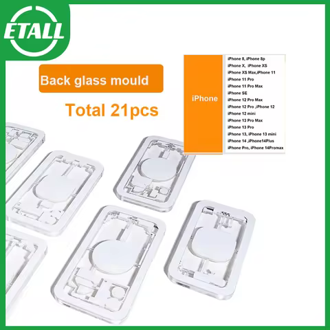 M-Triangel 21PCS Laser Protect Mold From iPhone 8 to iPhone 15ProMax Back Cover Housing Camera Lens 