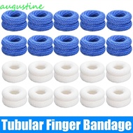 AUGUSTINE Finger Bandage Cotton Sports Gear Blue White Nursing Bandage Finger Protector Sports Safety Finger Tubular Bandage