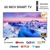 65 inch 4K Smart TV Ultra HD DVB-T2 Voice Control Android 14.0 TV Bluetooth TV YouTube/Netflix/Googl