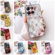 Casing For Motorola Moto G15 Case XT2521-3 Aesthetic Cute Cartoon Fashion Butterfly Funny Painted Ba