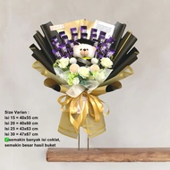 SNACK BOUQUET (Dairymilk Chocolate Artificial Flowers) | Graduation Bouquet | Birthday Bouquet | Cho