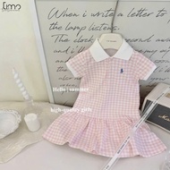 001 Checkered Polo Dress