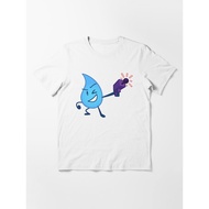 Plain T-Shirt Cartooon bfdi Teardrop T-Shirt